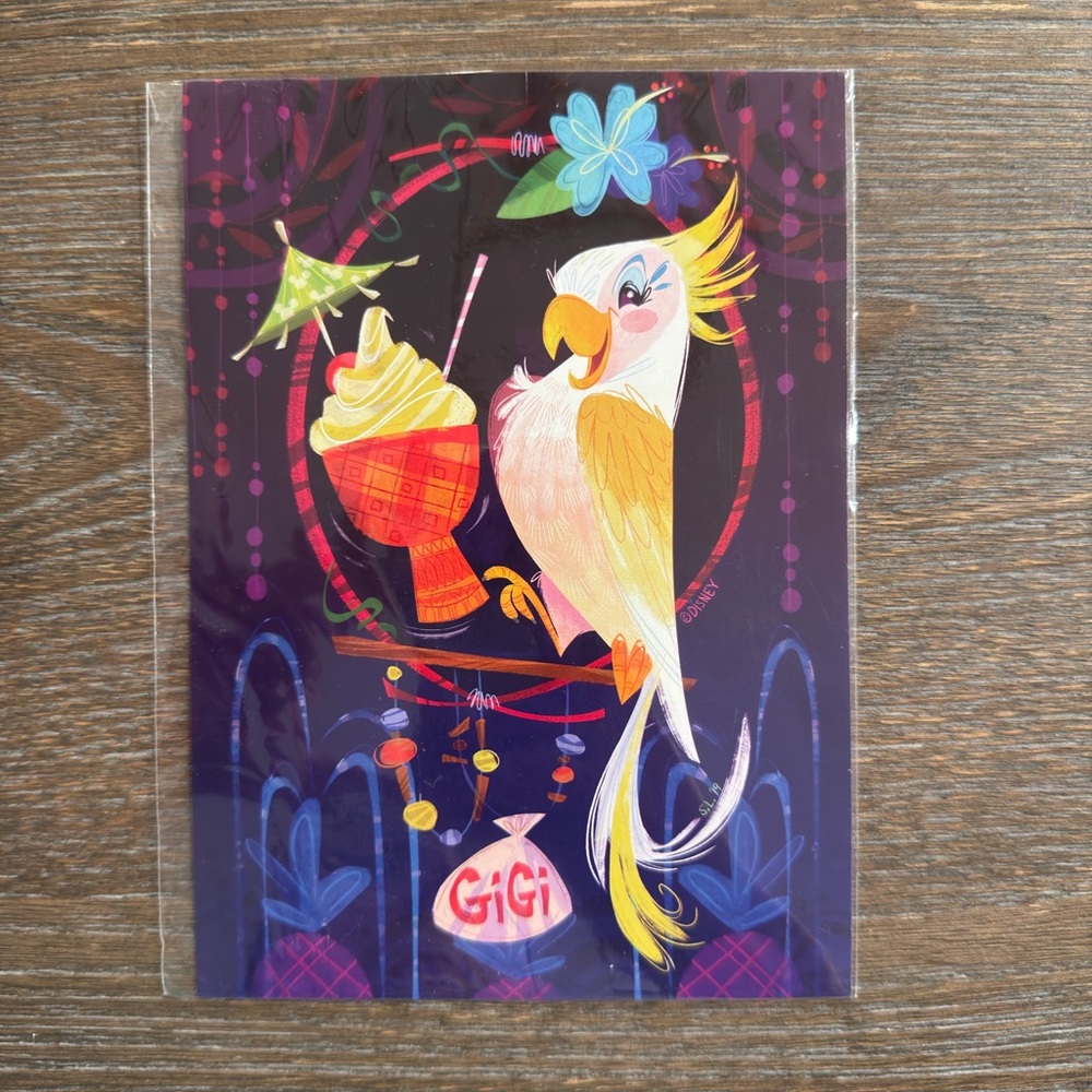 Tiki Sweetie Postcard Steph Laberis.